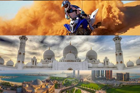 Quad Bike Desert Safari, BBQ Dinner, LiveShows & AbuDhabi City Tour(2 Days Tour)
