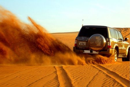 Dubai Evening4x4 Only Dune Drive Desert Safari Camel Ride 
