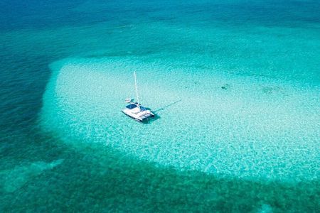 Puerto Morelos Secret Sandbar Catamaran Sail