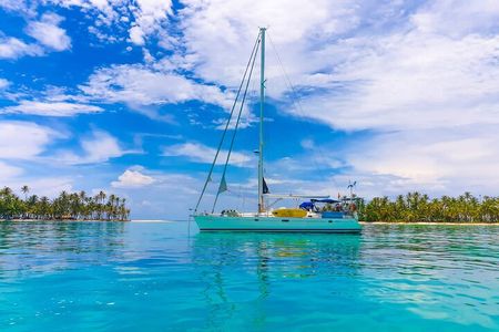 Day trip to the Caribbean Sea on a Beautiful Sailboat - includes Lunch