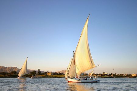 Luxor Nile River Private Felucca Ride at Sunset