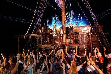 Pirate Ship at Night