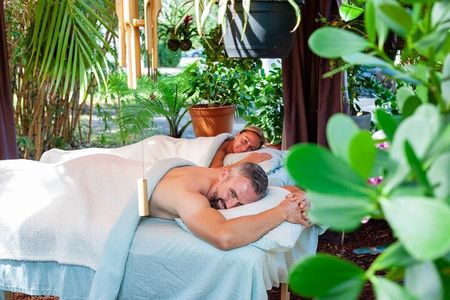 Couples Outdoor Bamboo Garden Massage