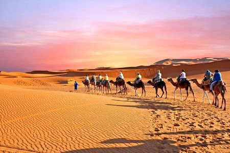 Private 2 Days Tour to Zagora Desert, Camel Treks in Tinfou Dunes from Marrakech