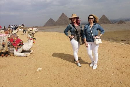 8-hours Private tour Giza pyramids,Sphinx,camel,Sakkara &Memphis