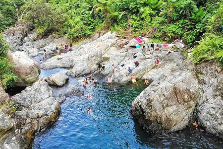 Rainforest River Nature Walk Adventure and Luquillo Beach