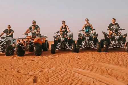 Self-Drive 30-Min Quad Biking with Premium Evening Desert Safari 