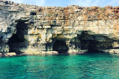 Polignano a Mare boat tour emotions, caves, diving and appetizers