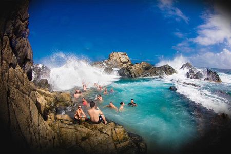 Aruba Natural Pool and Indian Cave Rugged Jeep Safari