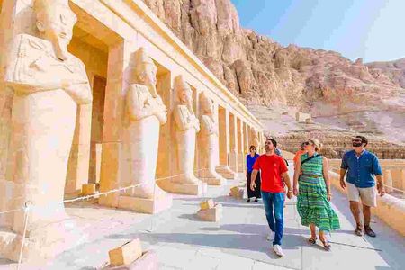 Private Tour West Bank Hatshepsut temple ,Valley king ,Memnon Statue with Lunch