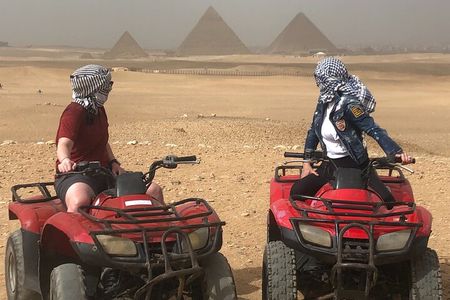 Giza Pyramids Saqqara, Memphis & ATV with sunset in private tour