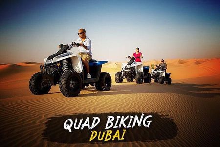 Dubai Desert Safari with Quad Biking, Dune Bashing & BBQ Dinner