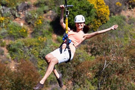 From LA: Catalina Island with Zipline Tour and Hotel Transfers