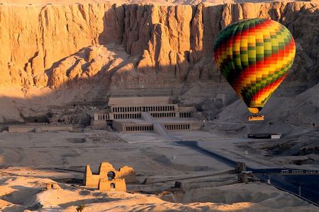 Sunrise Hot Air Balloon Over the Historical sites in Luxor