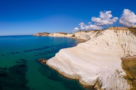 Scala dei Turchi in 3.5 hours, boat tour with stops for swimming