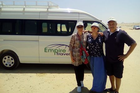 Pyramids, Sphinx, Memphis and Saqqara Full Day Private Tour