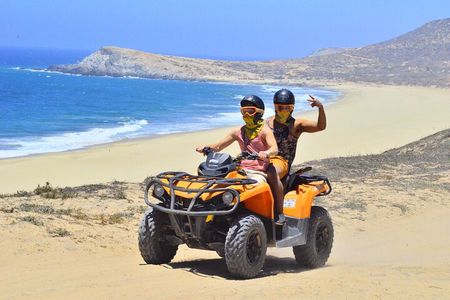 Adventure in Los Cabos Margaritas beach in ATV/UTV desert tour 