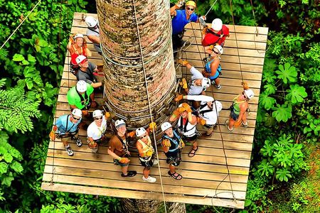 Combo Zipline, ATV and Waterfalls Tour from San José