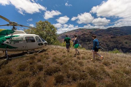 Kauai' Exclusive Helicopter Tour: Land & Explore Olokele Canyon