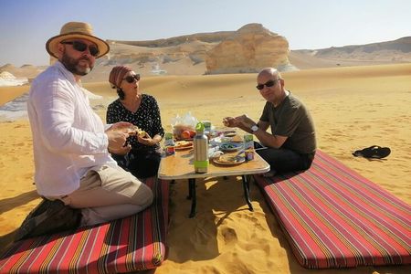 Overnight camping White Desert (Baharaya Oasis) & Cairo Private Transfers