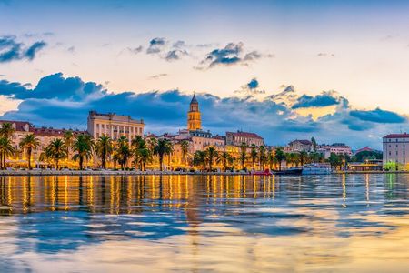Split Riviera Panoramic Sunset Cruise with Summer Vibes on Boat