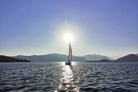 Private Tour on a Sailing Boat on Lake Maggiore with Aperitif and Music
