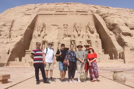 Abu Simbel temple in Aswan 