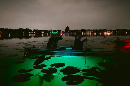 Clear Kayak Glow in the Dark