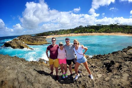 Private Rainforest Waterfalls and Beach Hiking Tour from San Juan