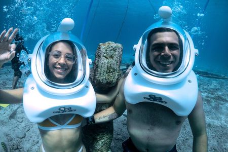 SeaTrek Underwater Helmet Diving Experience