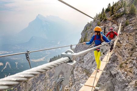 Small-Group Guided Via Ferrata Climbing with Banff's Best Views