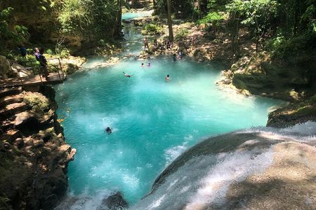 Blue Hole, Dunn's River Falls + Lunch & Cocktails at Bamboo Beach