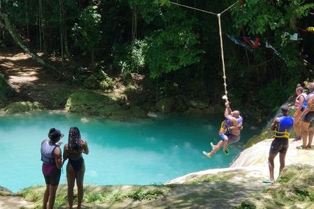 Blue Hole/Secert falls and Dunns River Combo Tour