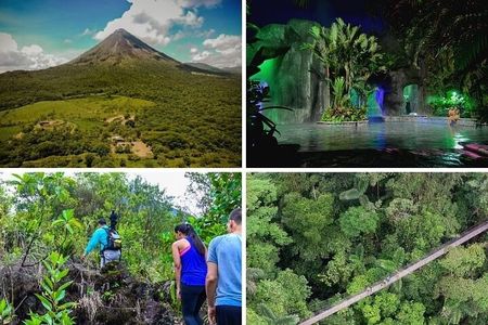 Arenal Volcano One Day + Hotsprings from Guanacaste Incl. meals