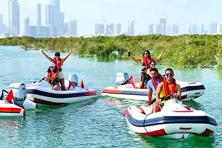 Small-Group Self-Drive Speedboat Tour in Yas Island Mangroves