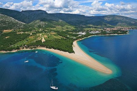 The Golden horn route - Panoramic flight over Golden horn from Island Brač
