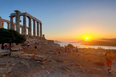 Temple of Poseidon and Cape of Sounion private sunset Tour