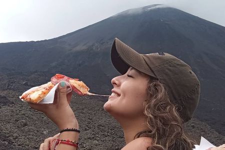 Pacaya Volcano Vistas + Enjoy Pizza Surrounded by The Volcano