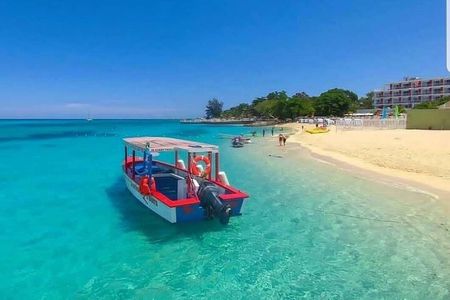 Negril Seven Mile beach and Rick’s Cafe from Montego Bay