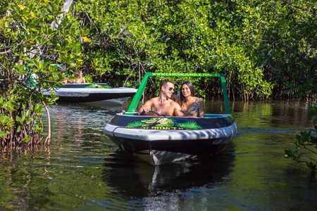 3 in 1 Jungle Speedboat and Snorkeling in Cancun
