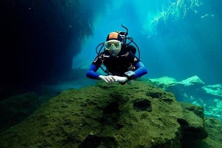 Tulum Area Experiences "Try" Scuba Diving Casa Cenote - Snacks - No experience