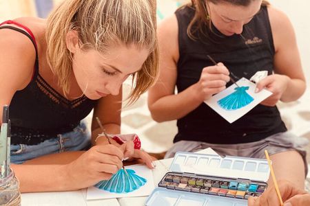 1 Hour Watercolor Workshop in Parikia Paros!
