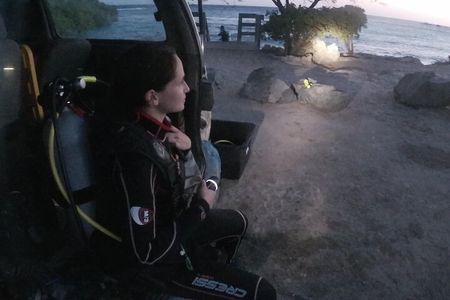 Night Shore Diving Mangel Halto Aruba for Certified Divers