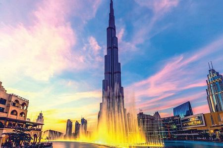 at the top of Burj Khalifa Tickets (Level 124 and 125)