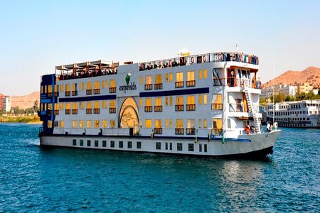 4-Day Nile Cruise sails Aswan to Luxor&Abu Simbel.Hot air Balloon