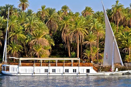 Enjoy 2 Nights Nile Dahabiya includes tours from Aswan to Luxor