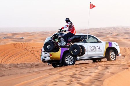 Desert Safari W/BBQ Dinner, Quad Bike, Camel Ride, & Sandboarding