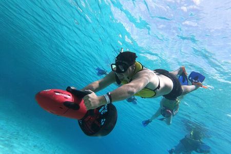 Power Snorkel By Sea Scooters & Tequila Tasting