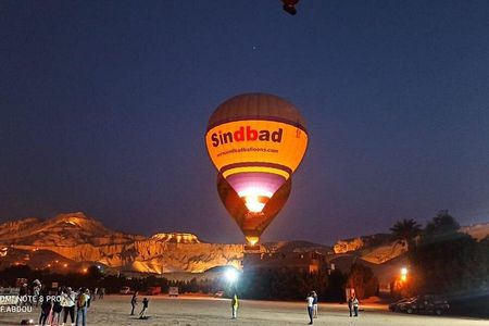 Luxury Sunrise Hot Air Balloon Ride Over Ancient Luxor & Transfer