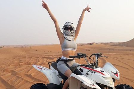 Morning Red Dunes Safari: Quad Biking, Sandboarding & Camel Ride